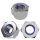 Selbstsichernde Muttern M10 Edelstahl V2A 304 DIN 985 25 Stk