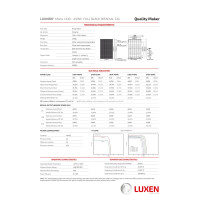 Luxen Solar 450W Bifazial Solarmodul TopCon Luxneri Series N