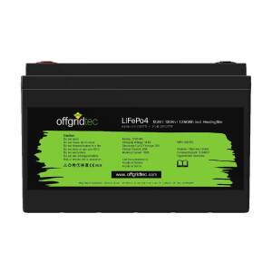 Wattschmiede LifePo4 Akku 12/100 12,8V 100Ah mit BMS und...