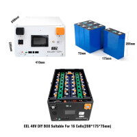 48V 16S V6-Pro JK Akku-Stapelbox-DIY-Kits mit 200A JK V19 BM
