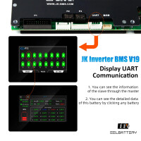 48V 16S V6-Pro JK Akku-Stapelbox-DIY-Kits mit 200A JK V19 BM