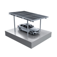 Solarcarport Halterung für 1-4 Autos | 9 - 27 Solarmodu