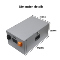 12V LiFePO4 Batteriegehäuse 4S für EVE MB56 628Ah 