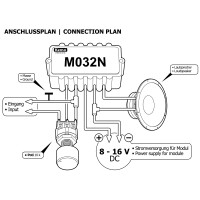 Kemo Verstärker 12 W, universal M032N 2