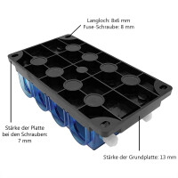4-fach MEGA-Fuse Sicherung Halter mit Halterung für Ers